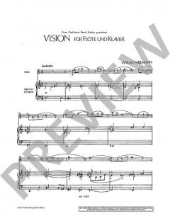Vision op. 140 von Harald Heilmann für Flöte und Klavier (Orgel) im Alle Noten Shop kaufen