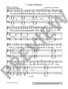 Ricarda Huch-Zyklus V op. 95 von Wilhelm Rettich 