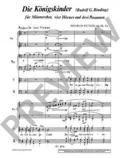 Die Königskinder op. 34 Nr.4A (Wilhelm Rettich) 