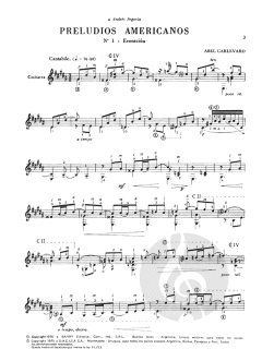 Preludio Americano No. 1 von Abel Carlevaro 