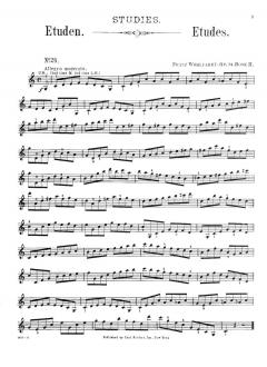 50 Easy and Melodic Studies op. 74 Band 2 von Franz Wohlfahrt 