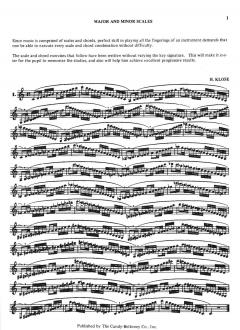 Scales and Exercises on All Harmonic Formations von Hyacinthe Klose 