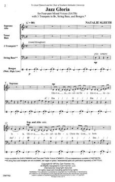 Jazz Gloria (Natalie Sleeth) 