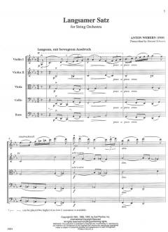 Langsamer Satz von Anton Webern 