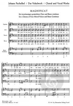 Magnificat anima mea von Johann Pachelbel (Download) 