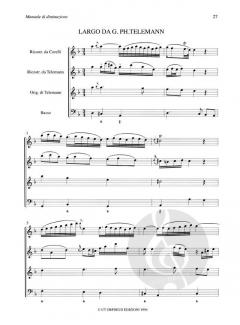 Manuale di Diminuzione From Works By A. Corelli And G. Ph. Telemann 