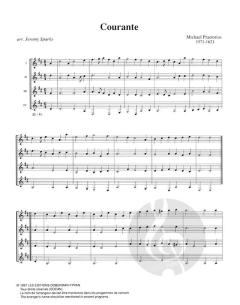 4 Danses de Terpsichore von Michael Praetorius 