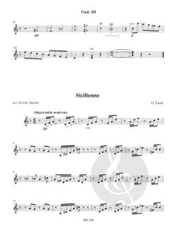 Pavane et Sicilienne op. 50 von Gabriel Fauré 