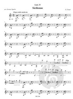 Pavane et Sicilienne op. 50 von Gabriel Fauré 