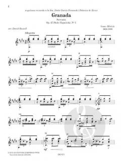 Granada, Cataluna von Isaac Albeniz 