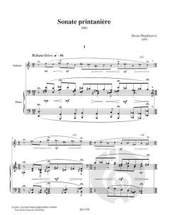 Sonate printanière von Dušan Bogdanovič 