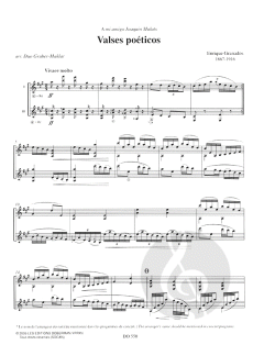 Valses poeticos von Enrique Granados 