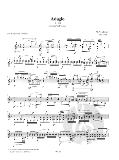 Adagio von Wolfgang Amadeus Mozart 