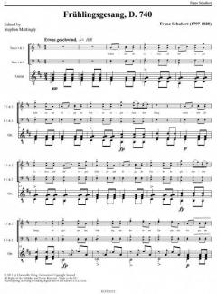 Frühlingsgesang op. 61/1 D. 740 (Franz Schubert) 
