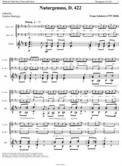 Naturgenuss (Mathisson) op. 16/2 D. 422 (Franz Schubert) 