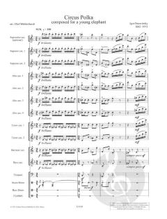 Circus Polka von Igor Strawinsky 