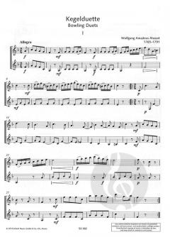 Kegelduette KV 487 von Wolfgang Amadeus Mozart 