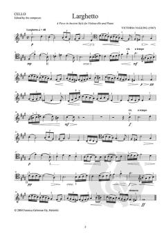 Larghetto And Siciliana von Victoria Yagling 