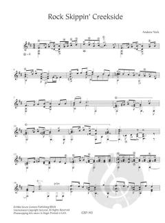 Rock Skippin' Creekside von Andrew York 
