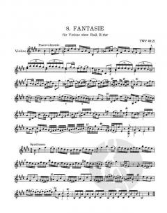 12 Fantasien für Violine ohne Bass von Georg Philipp Telemann im Alle Noten Shop kaufen
