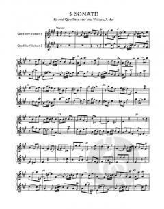 6 Sonaten im Kanon op. 5 Heft 2 von Georg Philipp Telemann für zwei Flöten oder Violinen TWV 121-123 im Alle Noten Shop kaufen
