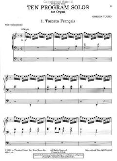 Ten Program Solos von Gordon Young 