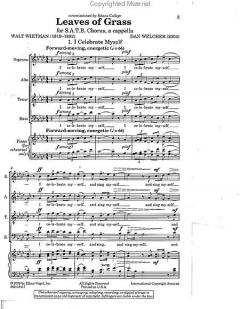 Leaves Of Grass (Dan Welcher) 