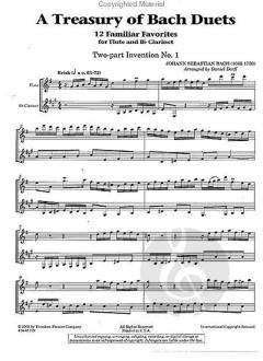 A Treasury Of Bach Duets für Holzbläser Duo im Alle Noten Shop kaufen