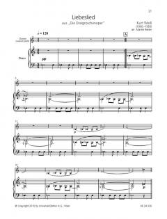 Songs mit CD von Kurt Weill 