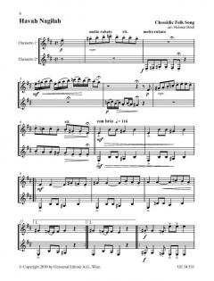 Klezmer Clarinet Duets von Frédéric Chopin 