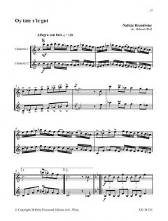 Klezmer Clarinet Duets von Frédéric Chopin 