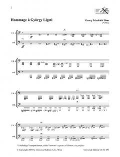 Trois Hommages für zwei Klaviere von Georg Friedrich Haas im Alle Noten Shop kaufen