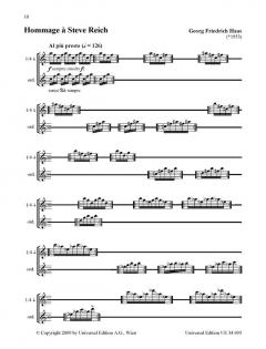 Trois Hommages für zwei Klaviere von Georg Friedrich Haas im Alle Noten Shop kaufen