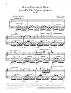 Andante spianato und Polonaise brillante op. 22 von Frédéric Chopin 