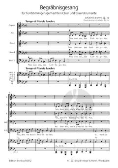 Begräbnisgesang op. 13 (Johannes Brahms) 