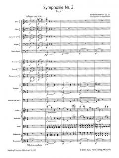 Symphonie Nr. 3 F-dur op. 90 von Johannes Brahms 