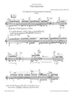 Tres Caprichos von José M. Sánchez-Verdú 