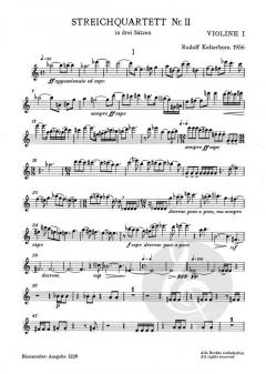 Streichquartett Nr. 2 von Rudolf Kelterborn im Alle Noten Shop kaufen (Stimmensatz)