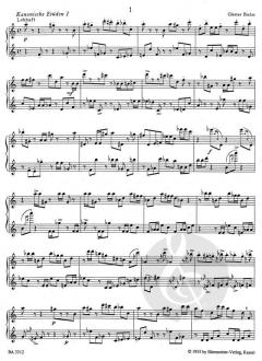 Kanonische Etüden von Günter Bialas 