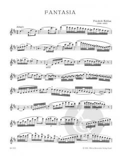 Fantasie für Flöte solo von Friedrich Kuhlau im Alle Noten Shop kaufen