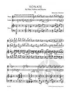 Sonate für Flöte, Violine und Klavier (Bohuslav Martinu) 
