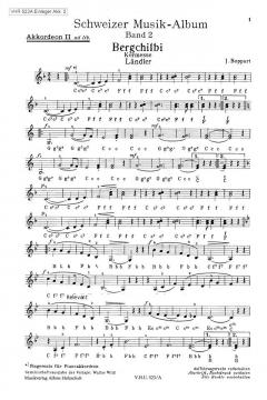 Schweizer Musikalbum 2 von Alfons Holzschuh 