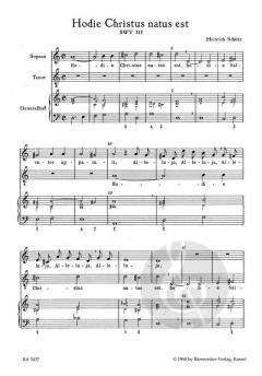 Kleine geistliche Konzerte Heft 17 von Heinrich Schütz 