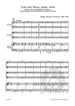 Lobe den Herrn, meine Seele (Philipp Heinrich Erlebach) 
