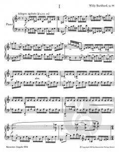 6 Preludes op. 99 von Willy Burkhard 