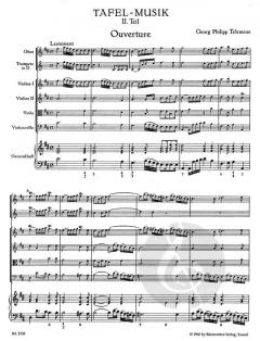 Ouvertüre und Conclusion aus Tafelmusik 2 (Georg Philipp Telemann) 