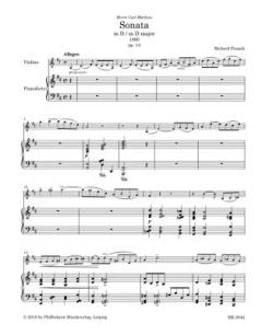 Sonaten für Violine und Klavier von Richard Franck im Alle Noten Shop kaufen