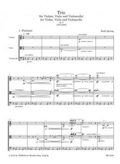 Streichtrio op. 8 von Rudi Spring im Alle Noten Shop kaufen (Stimmensatz)