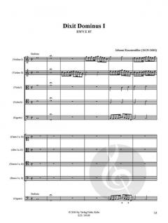 Vesperpsalmen I von Johann Rosenmüller 