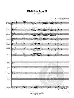 Vesperpsalmen I von Johann Rosenmüller 